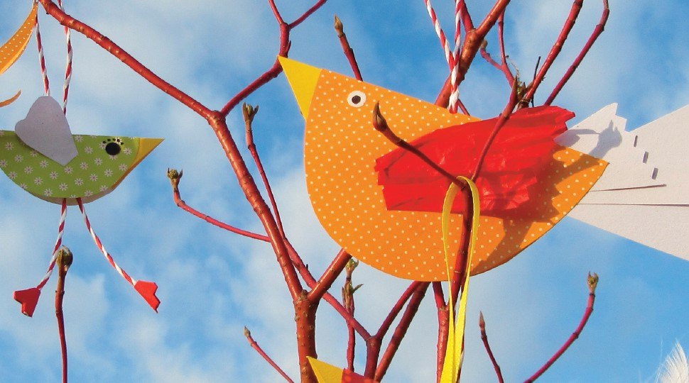 Frühlingsbasteln, © Stenzel Frühlingsbasteln, © Stenzel