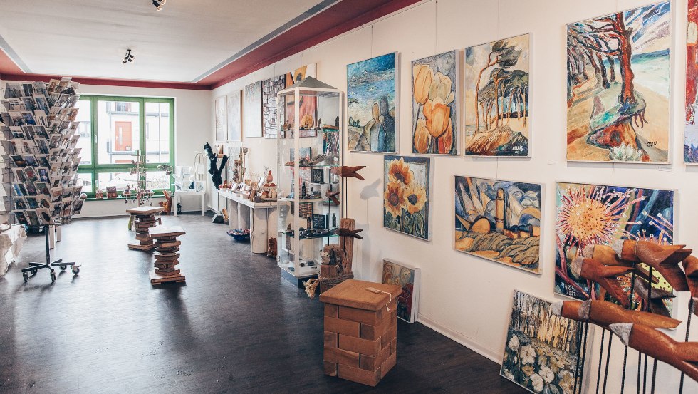 Galerie und Verkauf im "Kunsthof", © Kunsthof Bad Doberan e.V. Galerie und Verkauf im "Kunsthof", © Kunsthof Bad Doberan e.V.