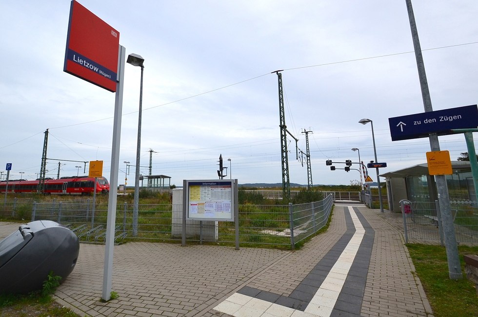 Bahnhofsgelände in Lietzow auf Rügen // © Tourismuszentrale Rügen Bahnhofsgelände in Lietzow auf Rügen // © Tourismuszentrale Rügen