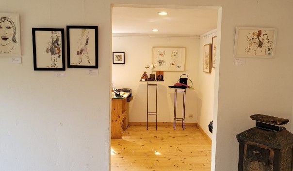 Einblick in die R&auml;ume der Galerie // &copy; Inke Lorenzen