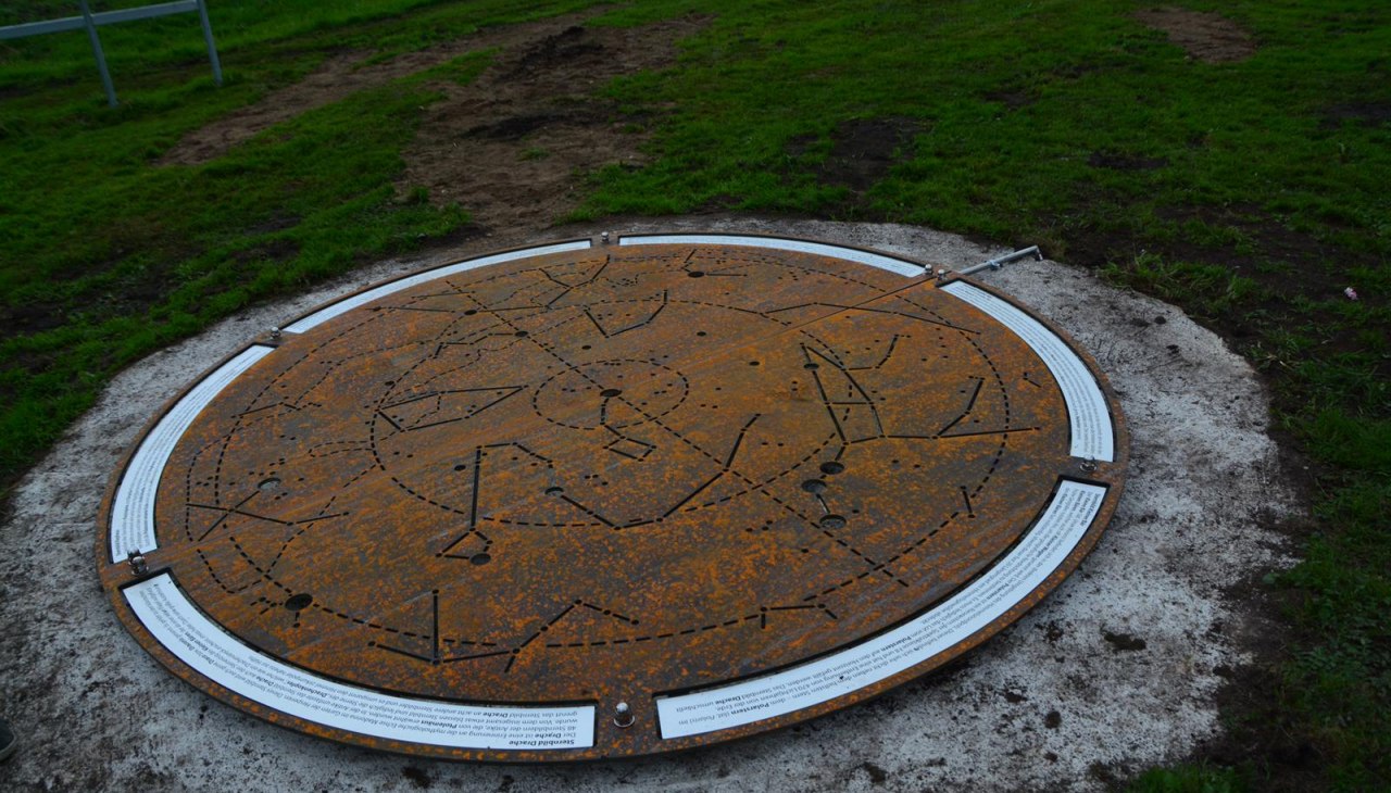 Die Himmelsscheibe ist begehbar, © Mecklenburger ParkLand Die Himmelsscheibe ist begehbar, © Mecklenburger ParkLand