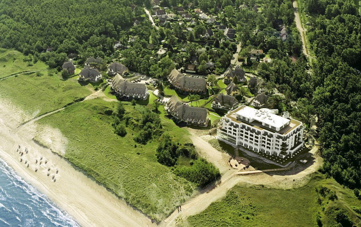Uitzicht van bovenaf, © Strandhotel Dünenmeer Uitzicht van bovenaf, © Strandhotel Dünenmeer