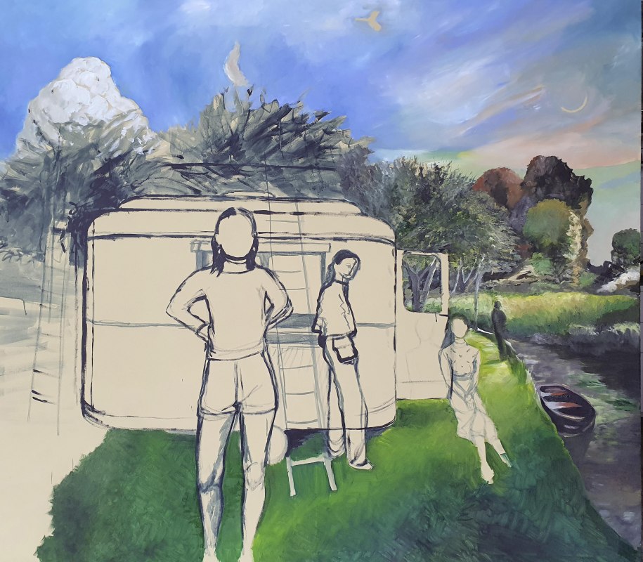 Alexandra Uhle: Soon. 2024, olieverf op doek // &copy; Alexandra Uhle