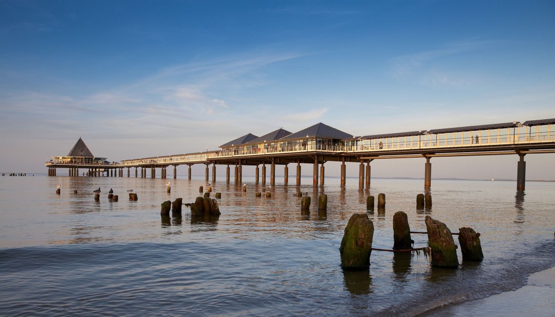 Die Seebruecke im Ostseebad Heringsdorf ist die längste in Deutschland. // © MV-T/Grundner Die Seebruecke im Ostseebad Heringsdorf ist die längste in Deutschland. // © MV-T/Grundner