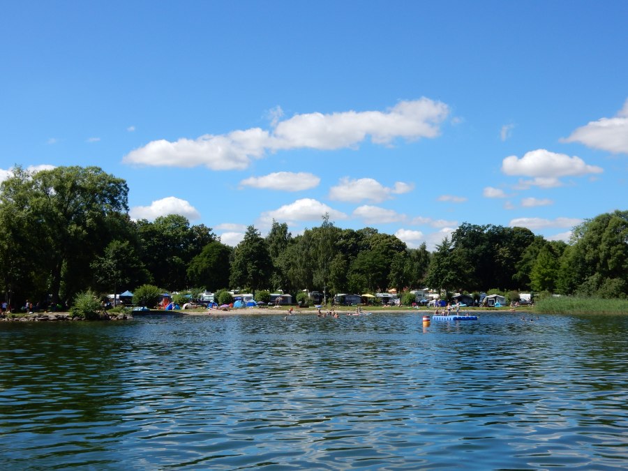 Plauer See, Badestelle Campingplatz Zuruf, © M.Höppner Plauer See, Badestelle Campingplatz Zuruf, © M.Höppner