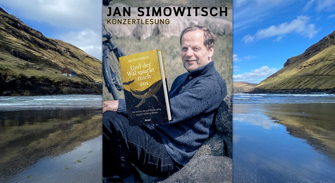 Jan Simowitsch | Concert reading "En de walvis spuugt me uit". // © Jan Simowitsch (bereitgestellt) Jan Simowitsch | Concert reading "En de walvis spuugt me uit". // © Jan Simowitsch (bereitgestellt)