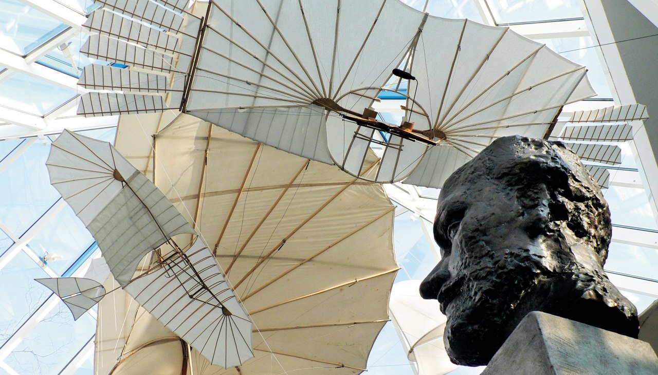 Der Traum vom Fliegen mit dem Lilienthalgleiter, © Wittig Der Traum vom Fliegen mit dem Lilienthalgleiter, © Wittig