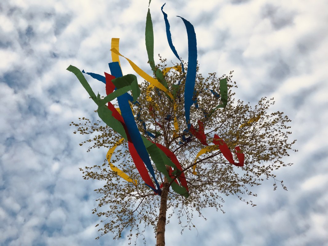 Der bunt geschm&uuml;ckte Maibaum, &copy; Kurverwaltung Sellin