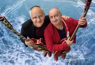 Musikkabarett Schwarze Grütze:  »Ganz dünnes Eis«, © Göran Gnaudschun