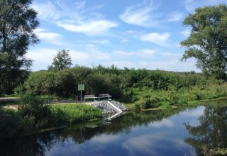 Der erste barrierefreie Angelplatz Mecklenburg-Vorpommerns // &copy; Claudia Th&uuml;rmer (LAV)