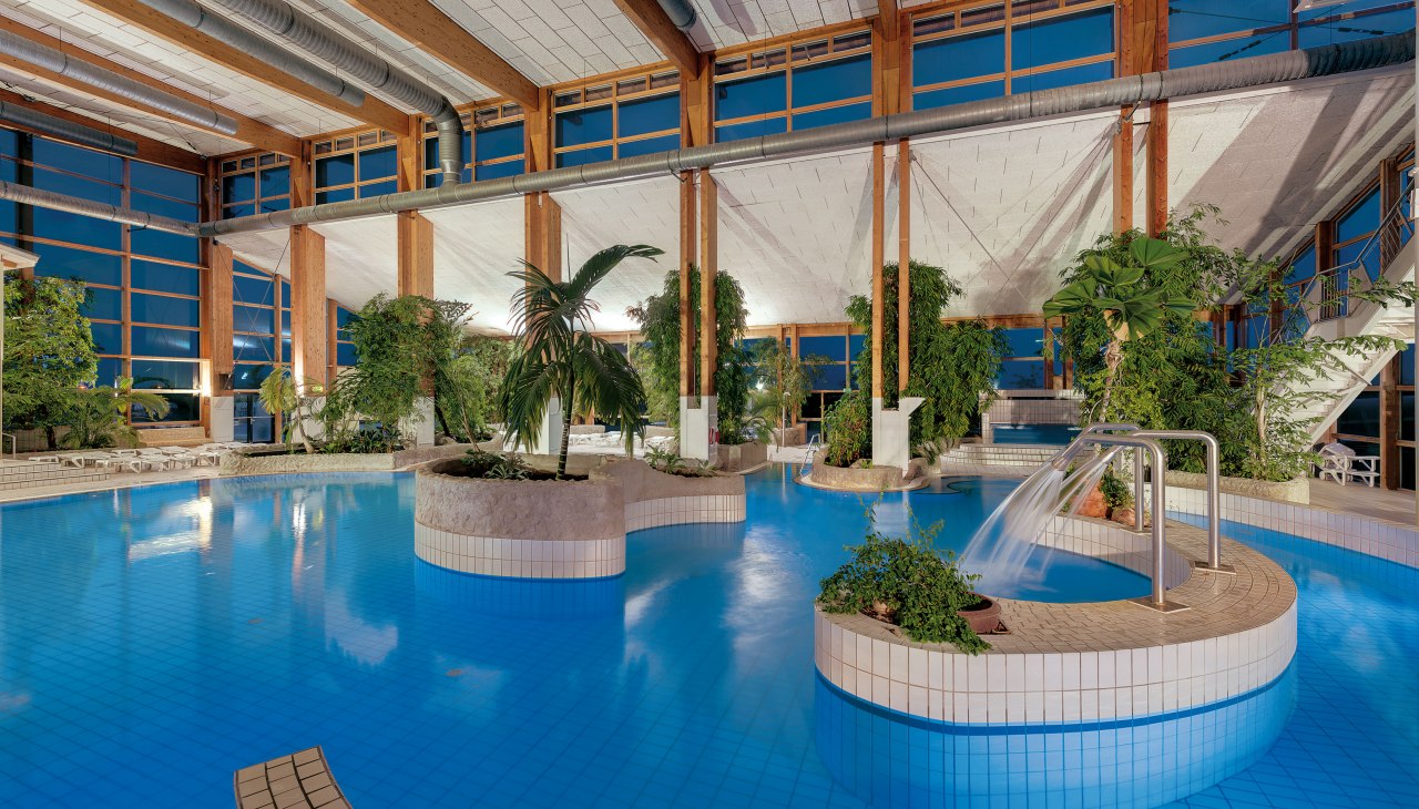 Badelandschaft in der Erlebniswelt SPLASH, © Precise Resort Rügen GmbH Badelandschaft in der Erlebniswelt SPLASH, © Precise Resort Rügen GmbH