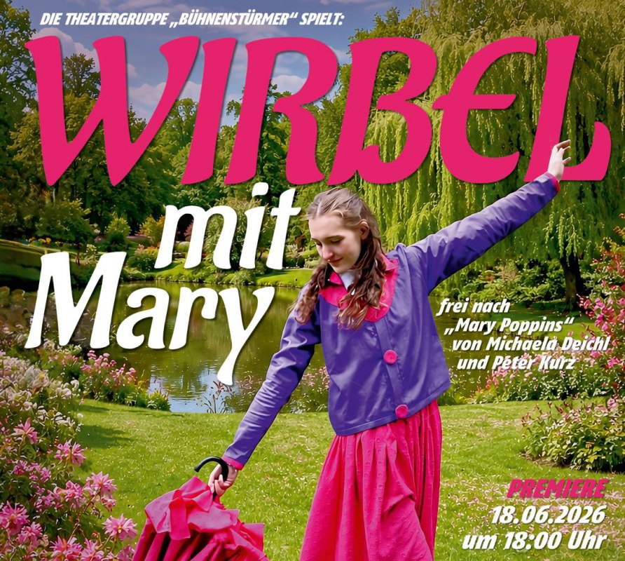 Plakat "Wirbel mit Mary" // &copy; STiC-er Theater e.V.