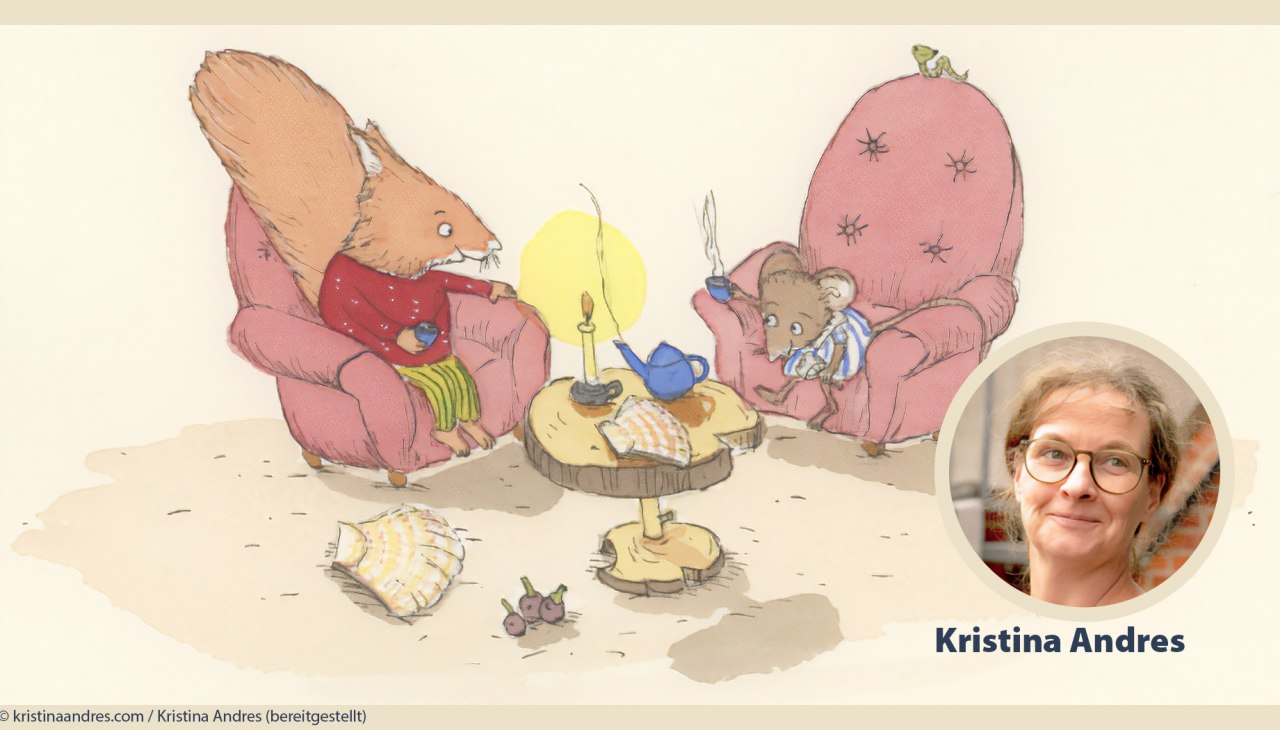Kinderbuchlesung Kristina Andres : &raquo;Ein Jahr mit Maus und Eichhorn&laquo;, &copy; Kristina Andres (breitgestellt)