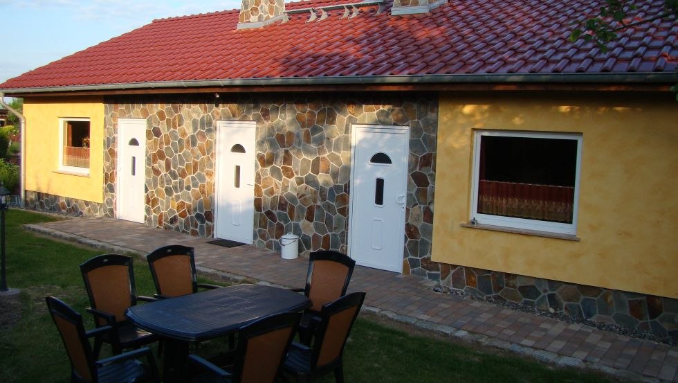 Außenansicht Doppelferienhaus La Casa, © Sischka & Sischka GbR Außenansicht Doppelferienhaus La Casa, © Sischka & Sischka GbR