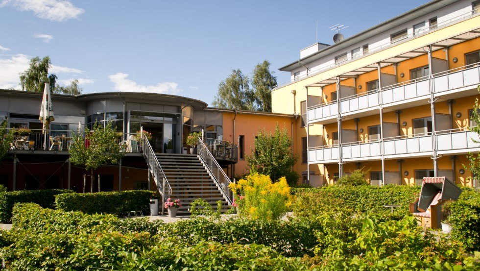 Hoteleingang Müritz Strandhotel // © G. Redmer Hoteleingang Müritz Strandhotel // © G. Redmer