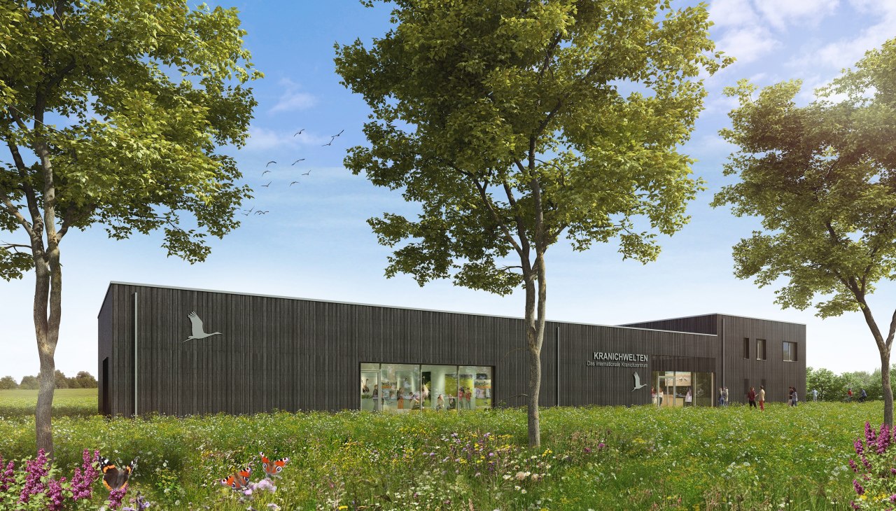 Internationales NABU-Erlebniszentrum KRANICHWELTEN, &copy; Kottke Architekten
