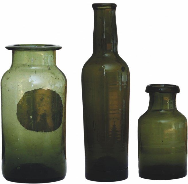 Alte Postkarte der Glash&uuml;tte Karow, &copy; Naturmuseum Goldberg