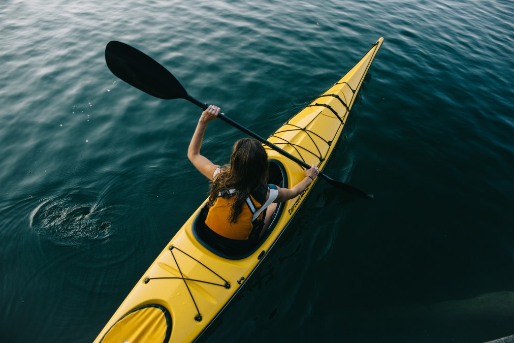 Neue Herausforderungen annehmen, das Kajak sicher beherrschen, © Cherie Birkner Neue Herausforderungen annehmen, das Kajak sicher beherrschen, © Cherie Birkner