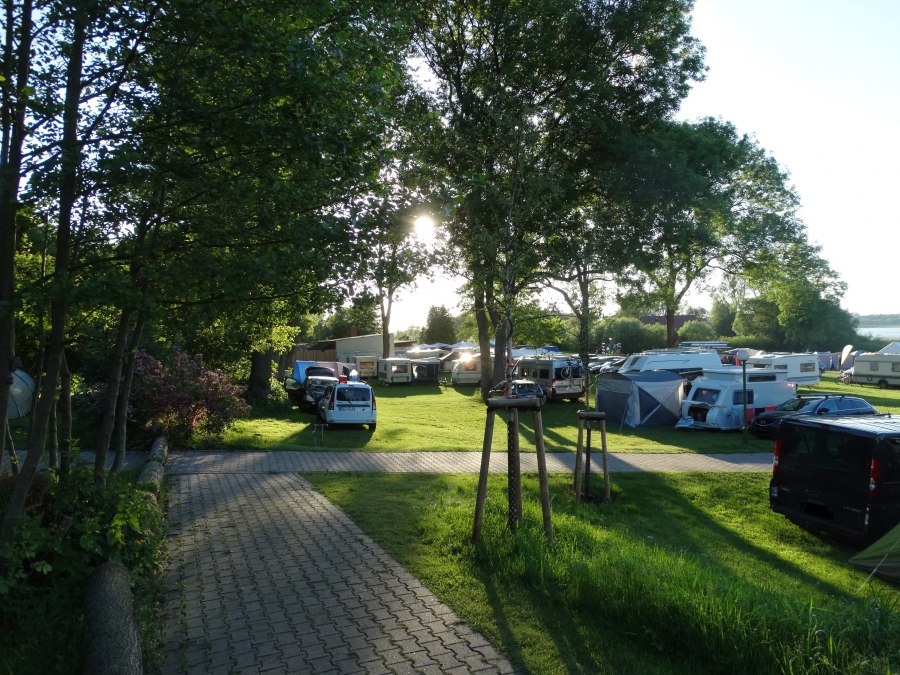Sonnenaufgang über dem Campingplatz, © Campingparadies Dahmen Sonnenaufgang über dem Campingplatz, © Campingparadies Dahmen