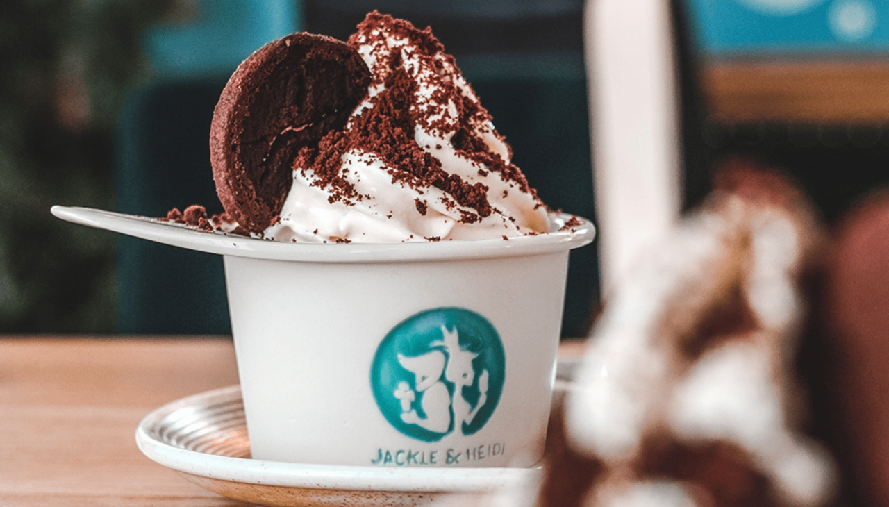 Softeis mit selbstgebackenen Cookies, &copy; Jackle & Heidi