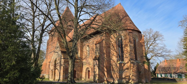 die Kirche in L&uuml;bow // &copy; adfc-Schwerin