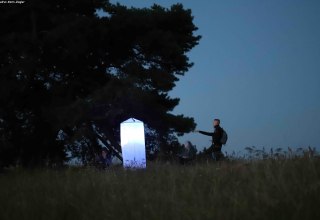 Lichtfang von Nachtfaltern // &copy; Marin-Ziegler