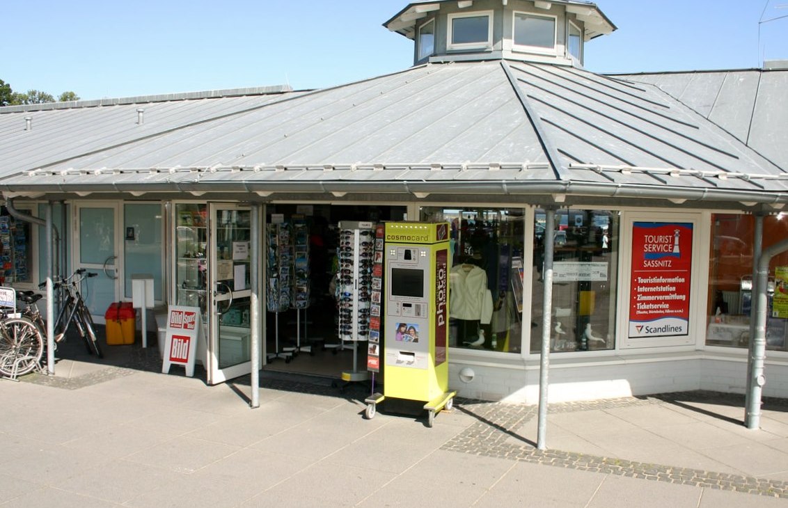 Tourist Service Sassnitz aan de voet van de pier, © Tourist Service Sassnitz Tourist Service Sassnitz aan de voet van de pier, © Tourist Service Sassnitz