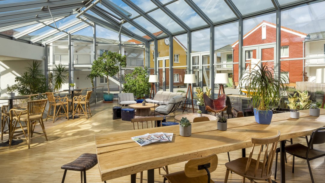 Lobby im Precise Resort Marina Wolfsbruch, © Precise Resort Marina Wolfsbruch