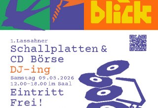 Veranstaltungflyer 1.internationale Schallplatten & CD B&ouml;rse / Seeblick Lassahn // &copy; Seeblick Lassahn