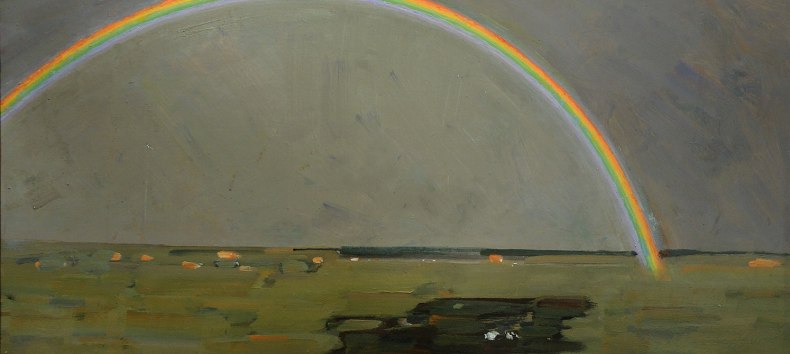 Landschaft mit Regenbogen, &copy; Kunstmuseum Schwaan