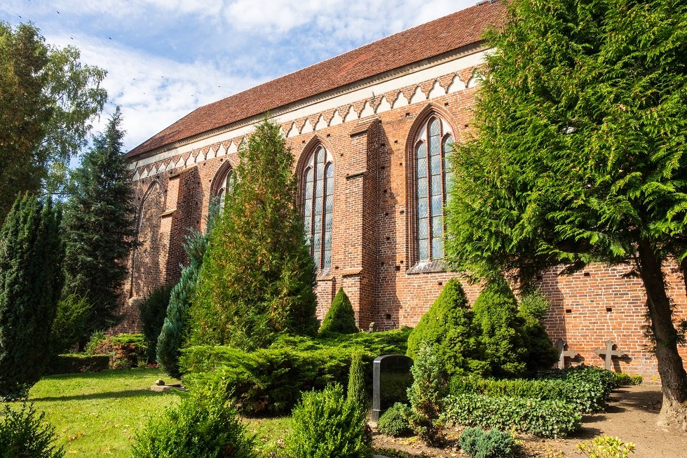 Die Kirche von der Südostseite fotografiert. // © Frank Burger Die Kirche von der Südostseite fotografiert. // © Frank Burger