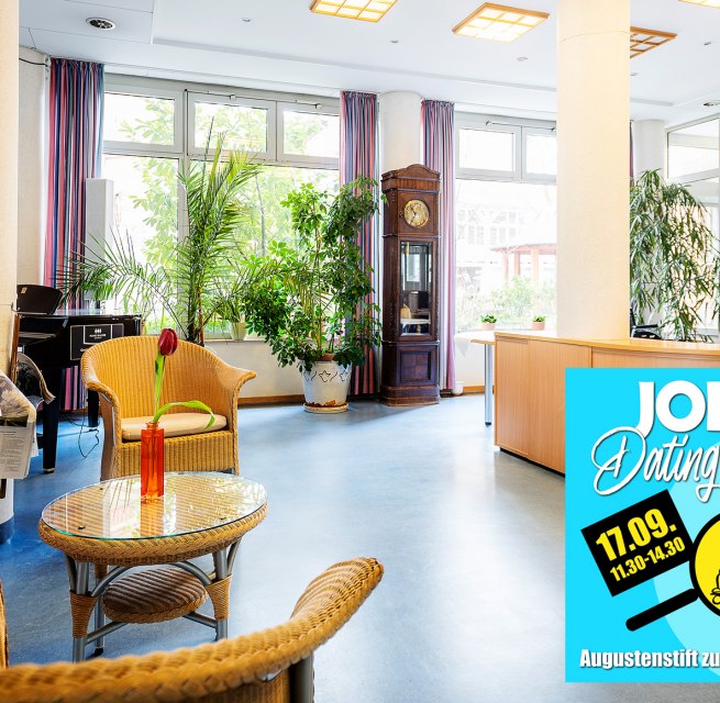 Job-Dating im Augustenstift // © Netzwerk für Menschen Job-Dating im Augustenstift // © Netzwerk für Menschen