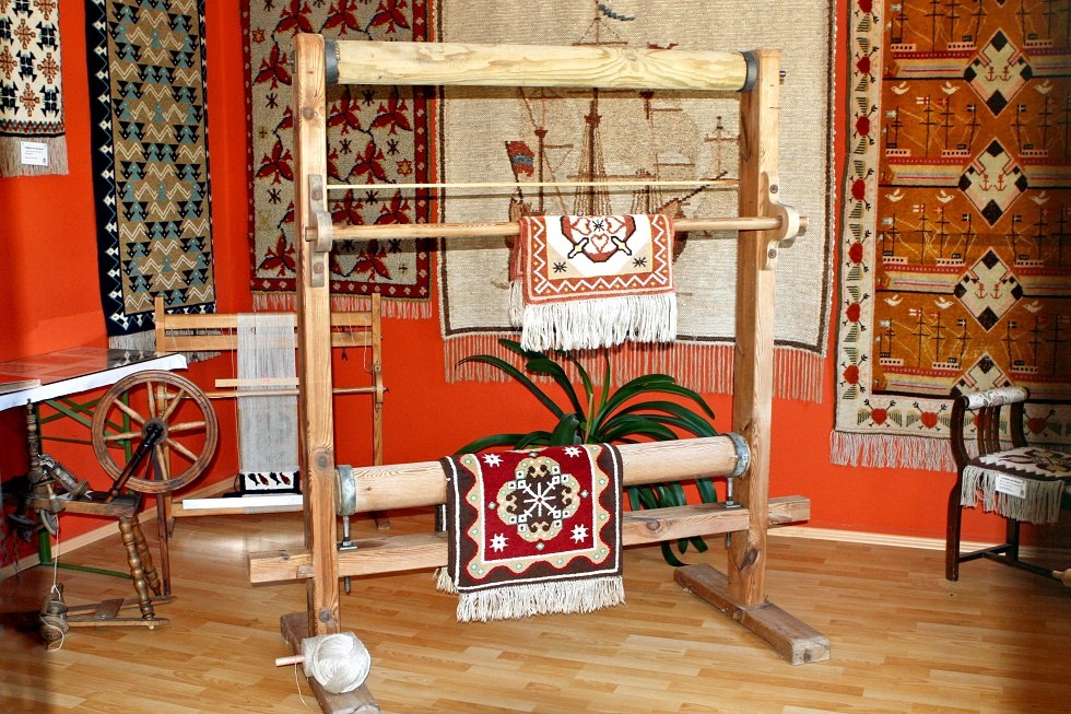 Historisch tapijtweefgetouw // &copy; Sabrina Wittkopf-Schade