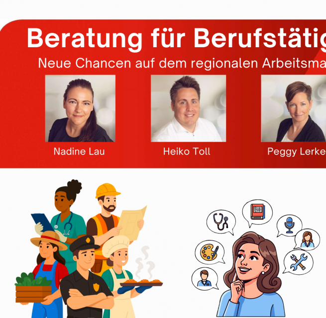 Veranstaltungsfoto Berufsberatung für Berufstätige in der Regionalbibliothek Neubrandenburg // © Regionalbibliothek Neubrandenburg Veranstaltungsfoto Berufsberatung für Berufstätige in der Regionalbibliothek Neubrandenburg // © Regionalbibliothek Neubrandenburg