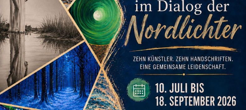 Plakat zur Ausstellung // © Künstlerkolonie - die Nordlichter Plakat zur Ausstellung // © Künstlerkolonie - die Nordlichter