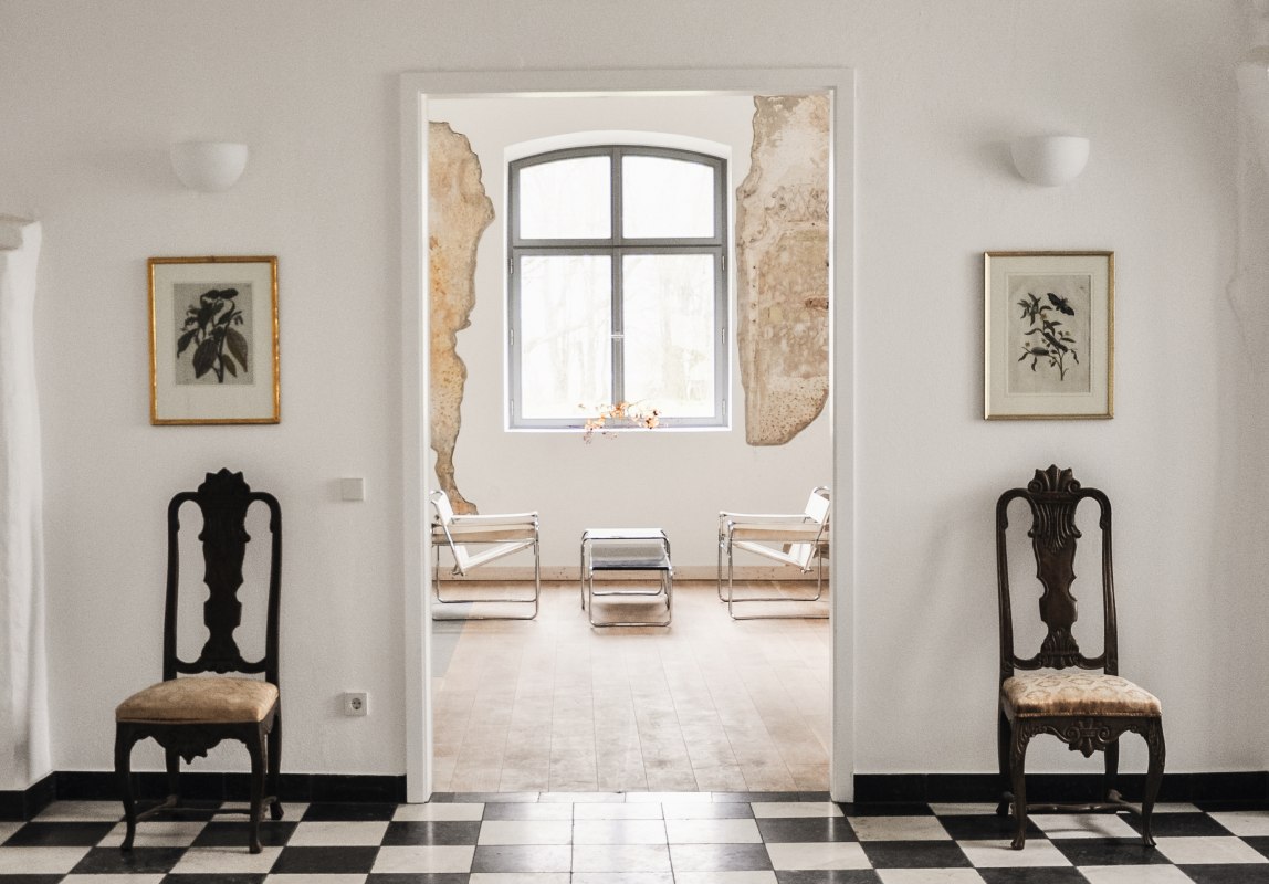 Foyer im Gutshaus Üselitz // © Gut Üselitz / Lena Welbergen Foyer im Gutshaus Üselitz // © Gut Üselitz / Lena Welbergen