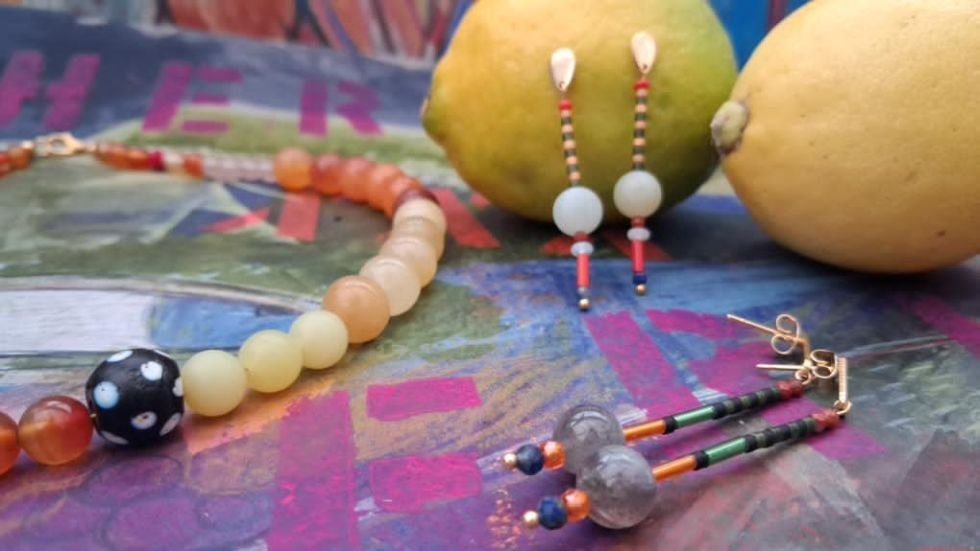 Halbedelsteine zum Schm&uuml;cken, &copy; Doreen Scheibe