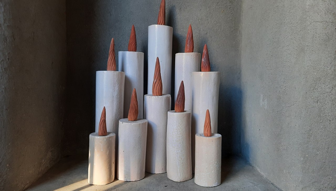 Kerzendenkmal in der Marienkirche Waren (M&uuml;ritz), &copy; Waren (M&uuml;ritz) Kur- und Tourismus GmbH