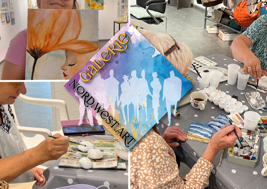 Workshops in der Galerie // © Galerie Nord.West.Art Workshops in der Galerie // © Galerie Nord.West.Art