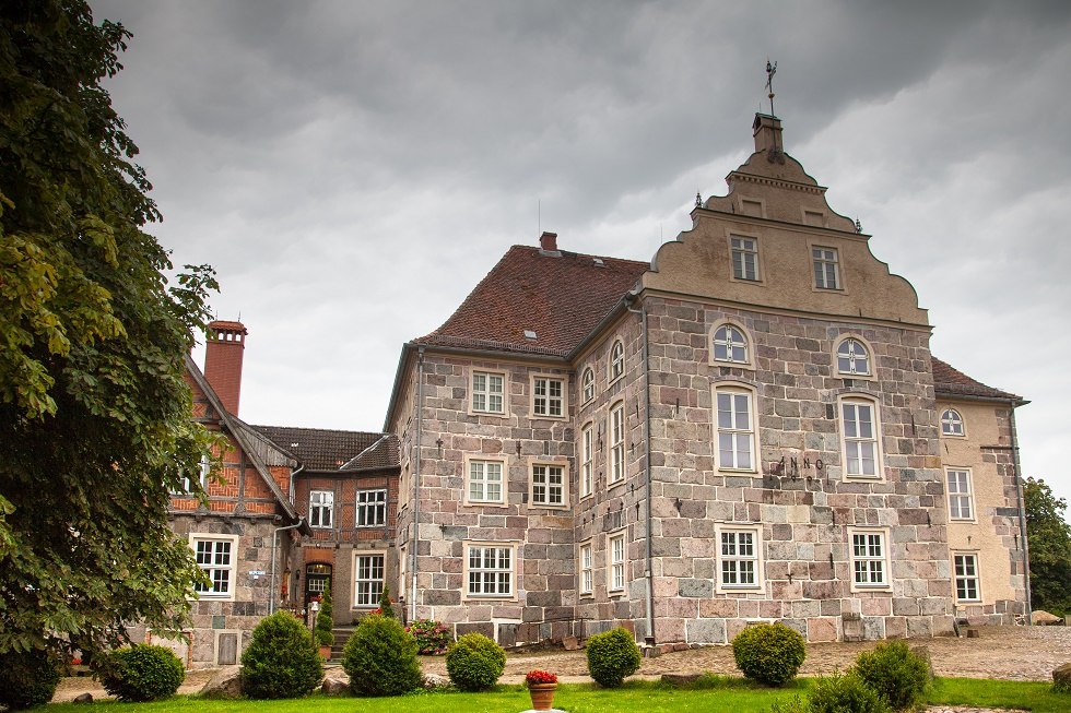 Blick auf die Burg Trechow // © Frank Burger Blick auf die Burg Trechow // © Frank Burger