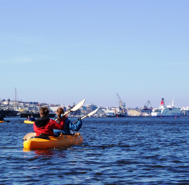 Auf in den Stadthafen, © Ronald Kley Auf in den Stadthafen, © Ronald Kley