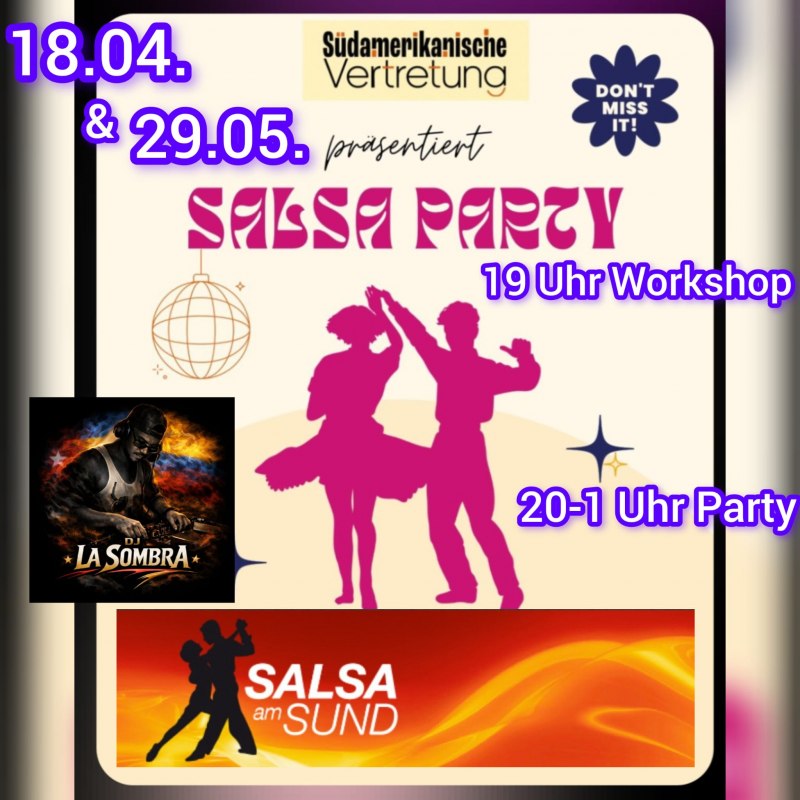 Salsa, Bachata & mehr // © Salsa-am-Sund Salsa, Bachata & mehr // © Salsa-am-Sund