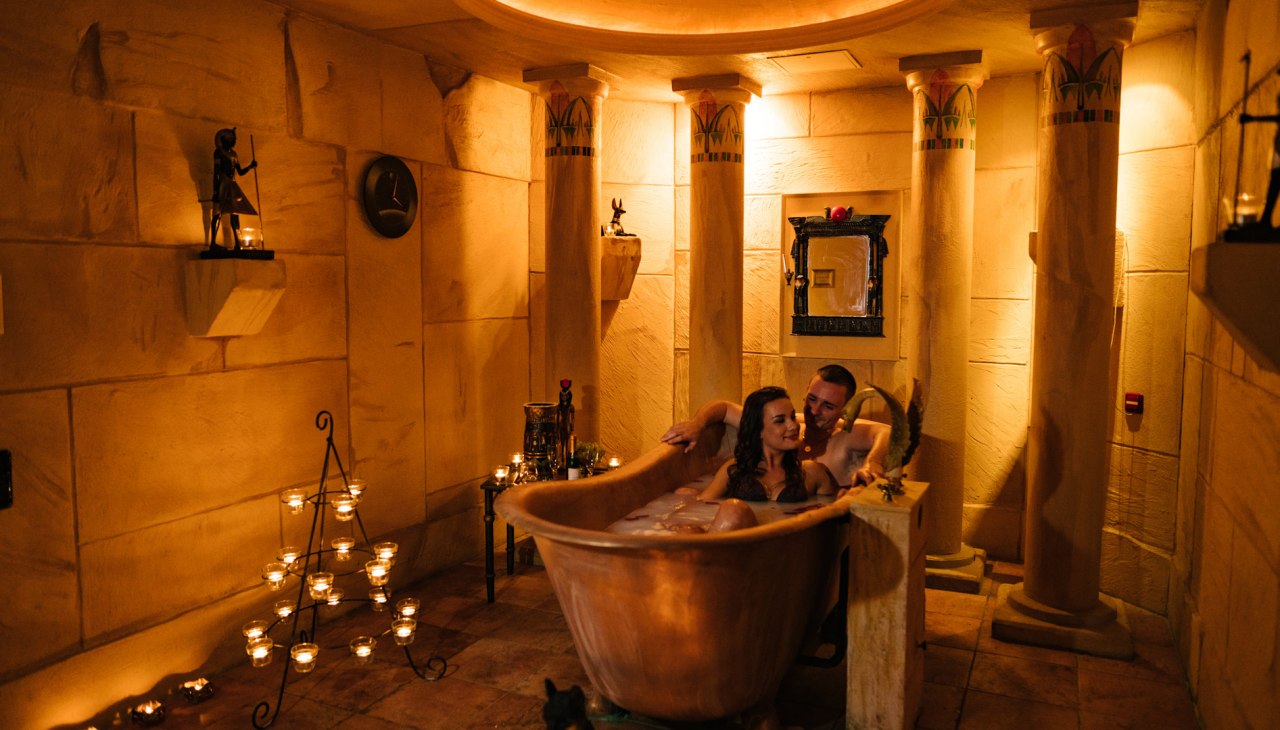 Wohlfühlen im Kleopatrabad, © TRIHOTEL Rostock Wohlfühlen im Kleopatrabad, © TRIHOTEL Rostock