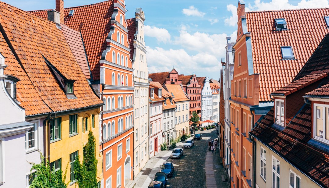 Einblick in die Gassen der Rostocker Altstadt // © MV-T/Gänsicke Einblick in die Gassen der Rostocker Altstadt // © MV-T/Gänsicke