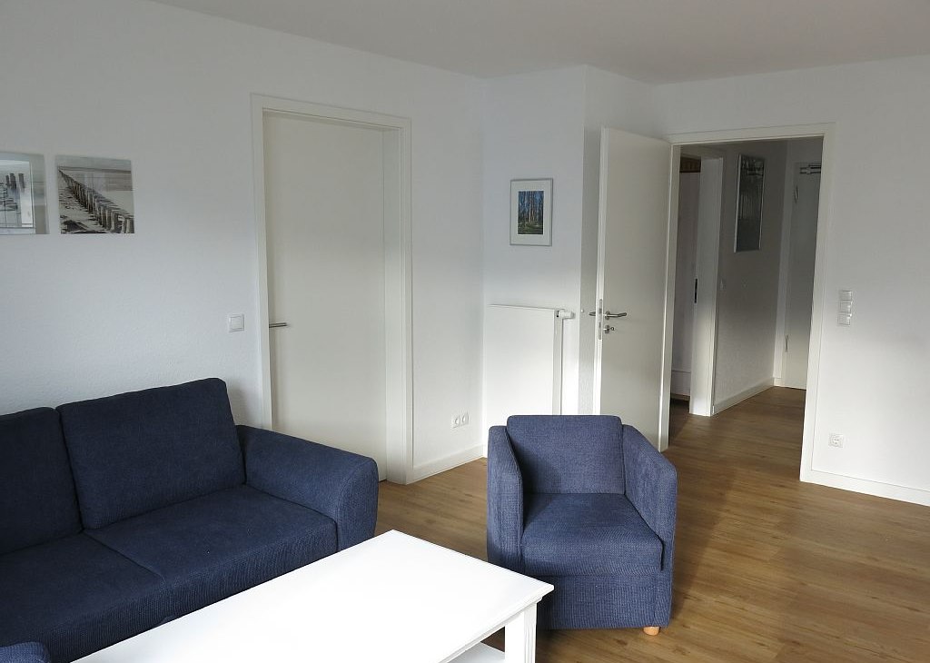 Das Wohnzimmer der Ferienwohnung Schwalbennest in Juliusruh, © Cordula Schubert Das Wohnzimmer der Ferienwohnung Schwalbennest in Juliusruh, © Cordula Schubert