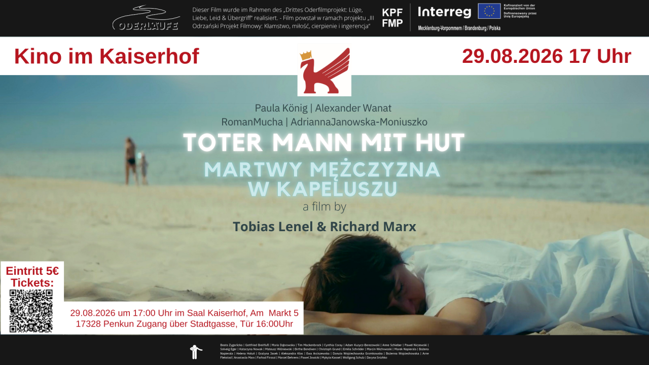 Kino im Kaiserhof Plakat // © Kaiserhof Penkun Kino im Kaiserhof Plakat // © Kaiserhof Penkun