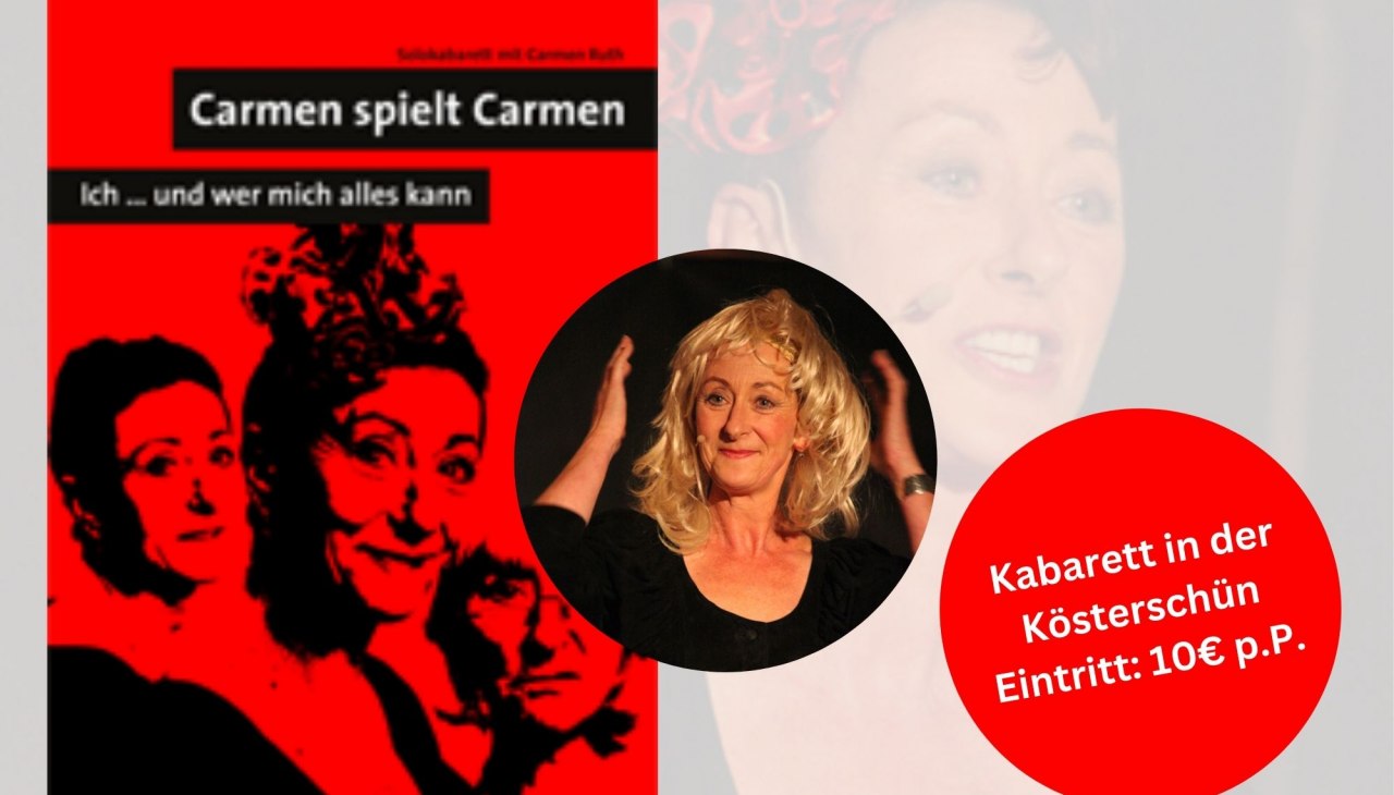 Kabarett Carmen Ruth_Veranstalungen 2025, &copy; Diana M&uuml;ller / Carmen Ruth