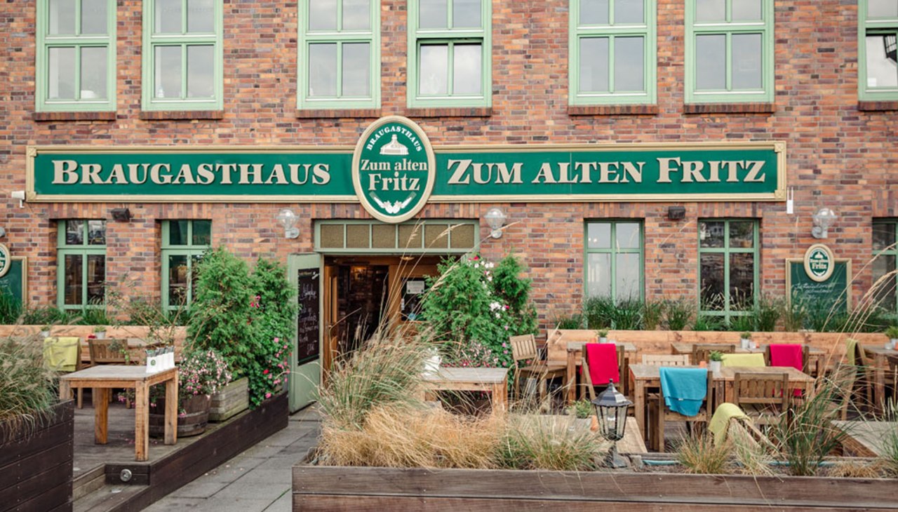 Außenansicht vom Braugasthaus "Zum alten Fritz" Rostock, © BgH Alter Fritz/M. Krüger Außenansicht vom Braugasthaus "Zum alten Fritz" Rostock, © BgH Alter Fritz/M. Krüger