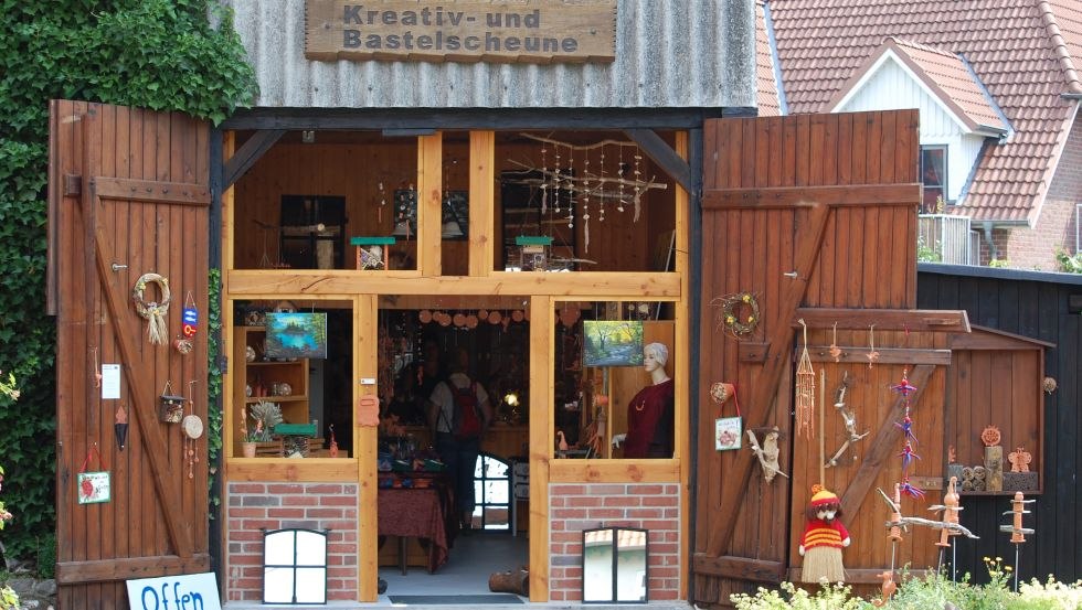 Eingang in die Kreativ- und Bastelscheune // © Kreativ- und Bastelscheune/Hoffmeister Eingang in die Kreativ- und Bastelscheune // © Kreativ- und Bastelscheune/Hoffmeister
