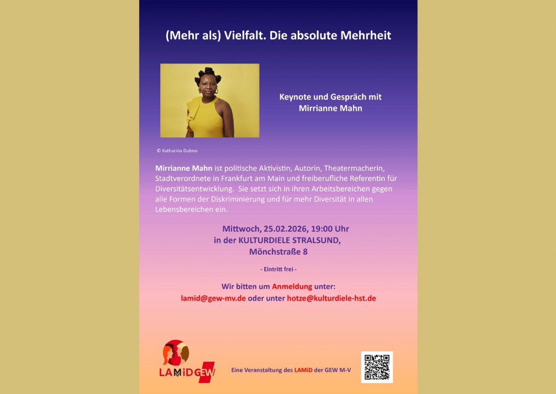 Keynote und Gespr&auml;ch mit Mirrianne Mahn, &copy; Mirrianne Mahn